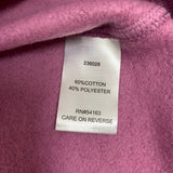 DKNY Women's Half Zip Sweatshirt - Dusty Orchid SIZE - Large