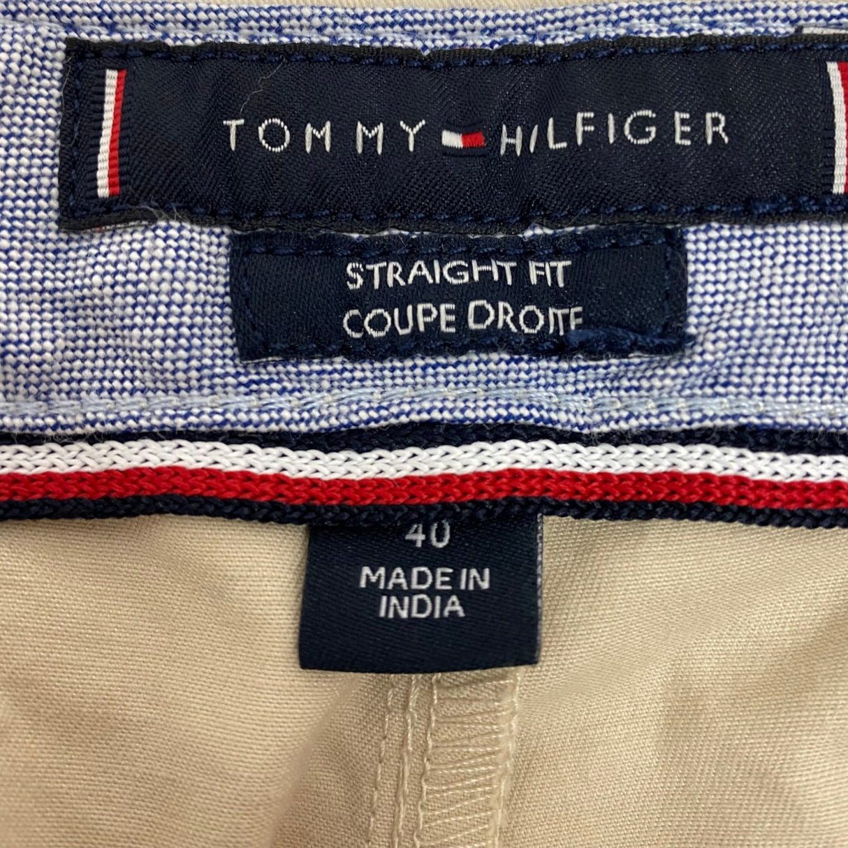 Tommy Hilfiger Men's Straight Fit Chino Pants SIZE - 40