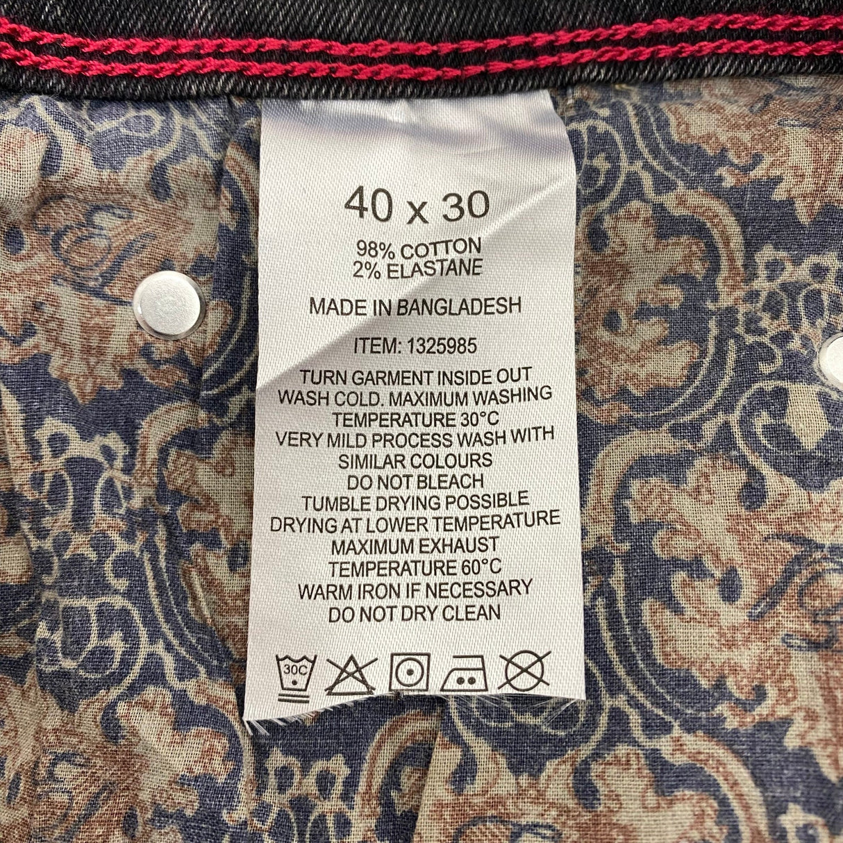 English Laundry Men's Straight Fit Jeans 40 x 30 SIZE - 40