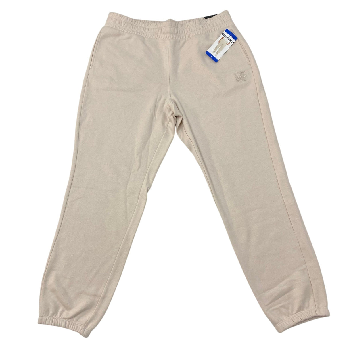 DKNY Women's Fleece Jogger Pants - Oat SIZE - Large