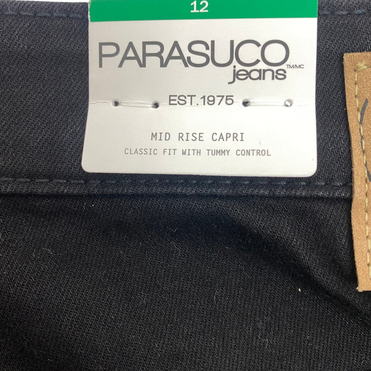 Parasuco Women's Mid Rise Capri Jeans SIZE - 12