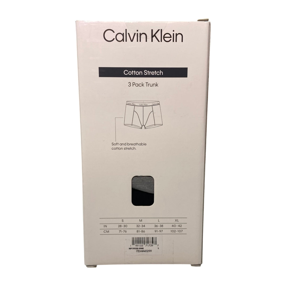 Calvin Klein Men's 3x Cotton Stretch Trunks SIZE - Large