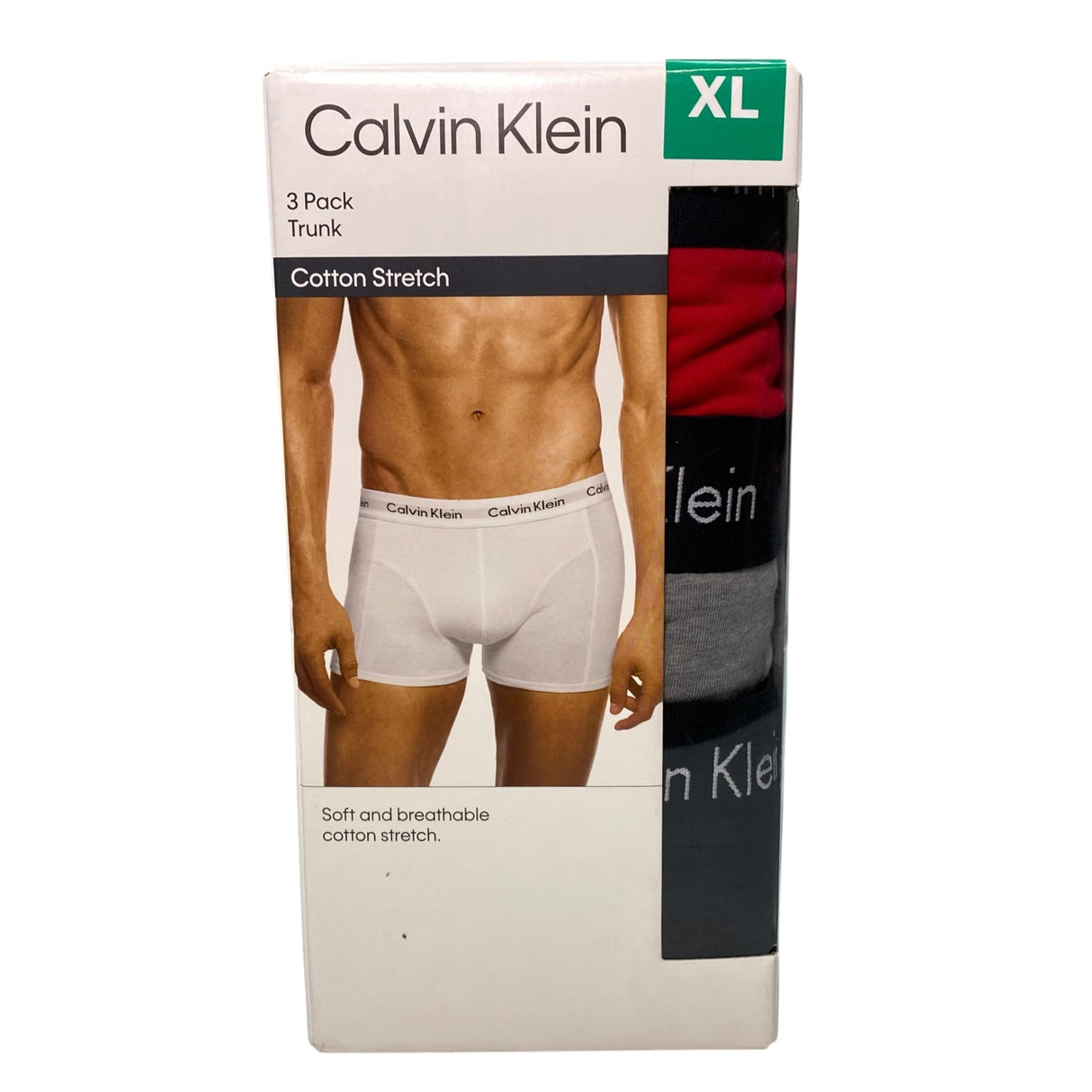Calvin Klein Men's 3x Cotton Stretch Trunks SIZE - Extra Large