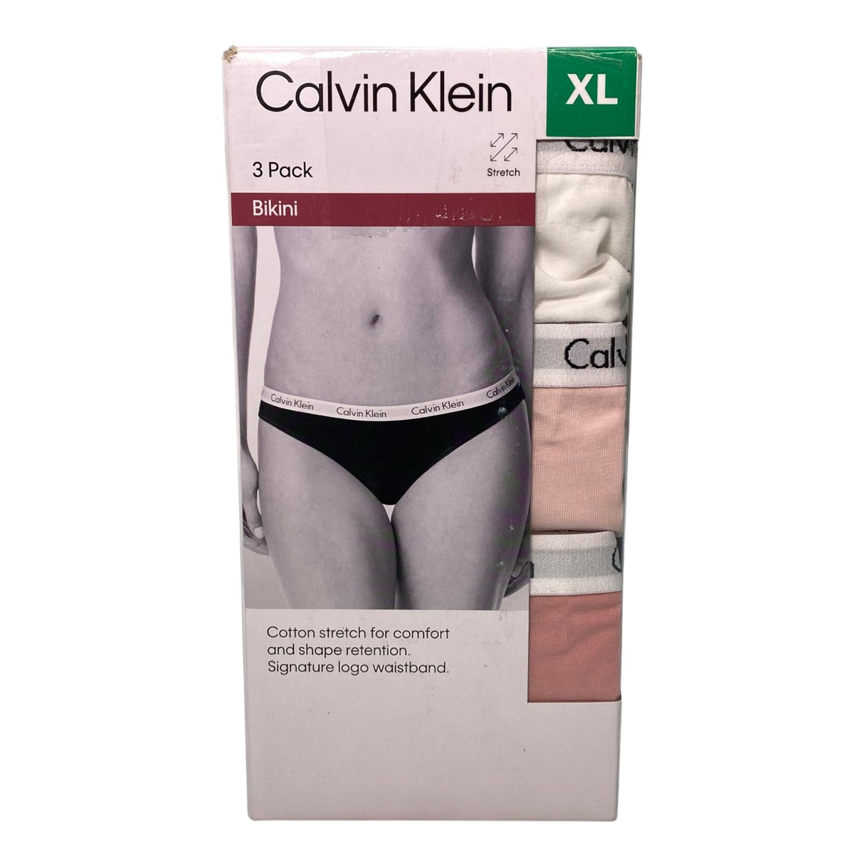 Calvin Klein Women's 3x Bikini Brief - Pinks SIZE - Extra Large