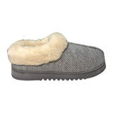 Dearfoam Women's Twill Clog Slipper - Light Heather Grey SIZE - Small