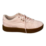 Puma Women's Smashbelle Sneaker - Jasmine Flower with Gold Puma Detail SIZE - 40