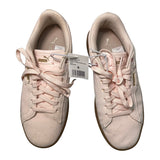 Puma Women's Smashbelle Sneaker - Jasmine Flower with Gold Puma Detail SIZE - 40