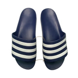Adidas Men's Adilette Aqua Slide Sandal - Navy/White SIZE - 13