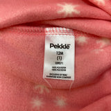 Pekkle Girl's Fleece Sleepsuit - Ice Dancer - 12 Months SIZE - 1