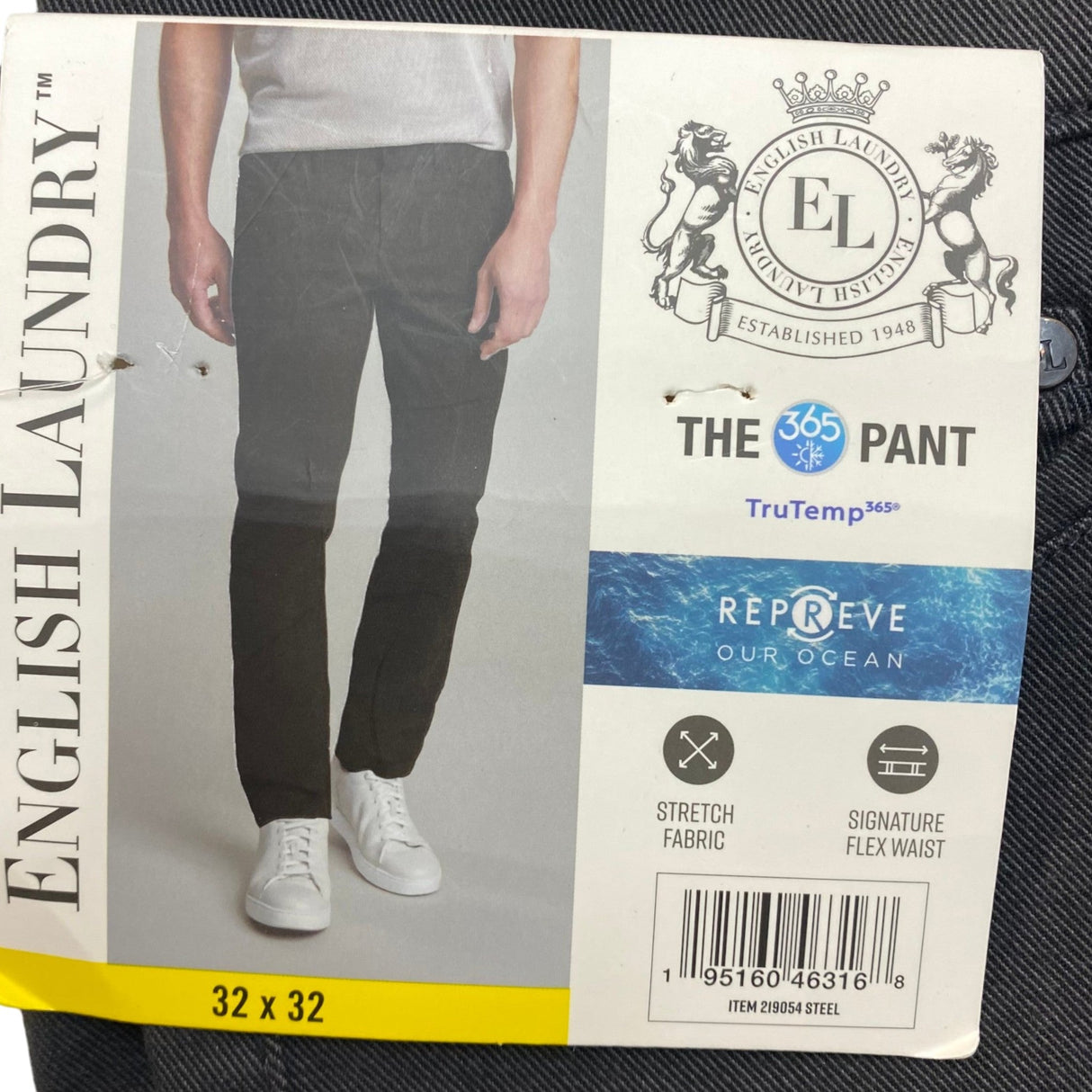 English Laundry Men's 365 Pants - Steel SIZE - 32