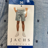 Jachs Men's Patterned Chambray Shorts SIZE - 36