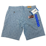 Jachs Men's Patterned Chambray Shorts SIZE - 36