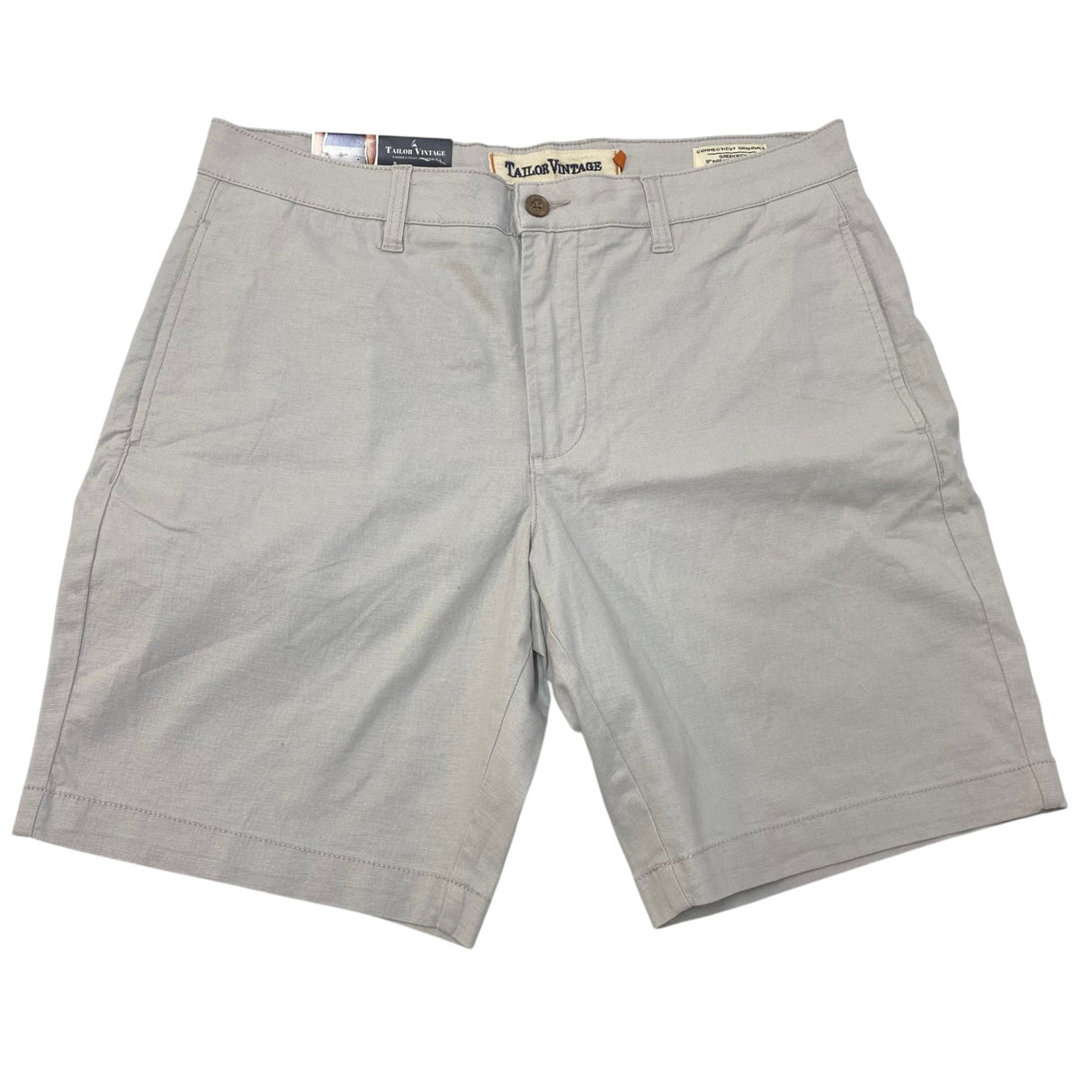 Tailor Vintage Men's Stretch Linen Cotton Walking Short SIZE - 34