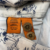 Tailor Vintage Men's Stretch Linen Cotton Walking Short SIZE - 34