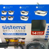 Sistema Brilliance 10 Piece Food Storage Set