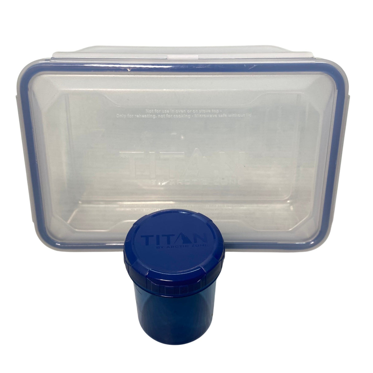 Titan 1.1 Litre Lunch Container with 88ml Sauce Pottle