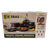 Greenpan Eras 7 Piece Ceramic Non-Stick Cookware Set with Lids - CLICK AND COLLECT ONLY