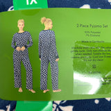 Kate Spade Women's Velour Jogger PJ Set - Bows SIZE - Extra Large