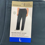 Mondetta Women's High Rise Straight Leg Pant SIZE - Large