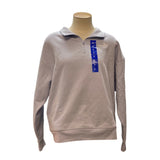 Puma Women's Small Logo 1/4 Zip Fleece Sweatshirt SIZE - Large