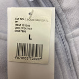 Puma Women's Small Logo 1/4 Zip Fleece Sweatshirt SIZE - Large