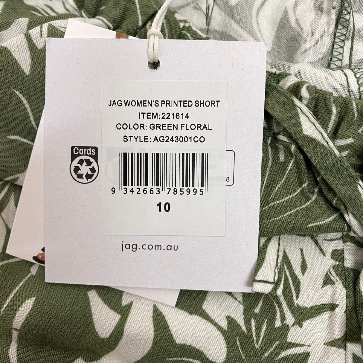 JAG Women's Relaxed Printed Shorts - Floral SIZE - 10