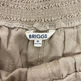 Briggs Women's Relaxed Linen Shorts SIZE - Extra Large