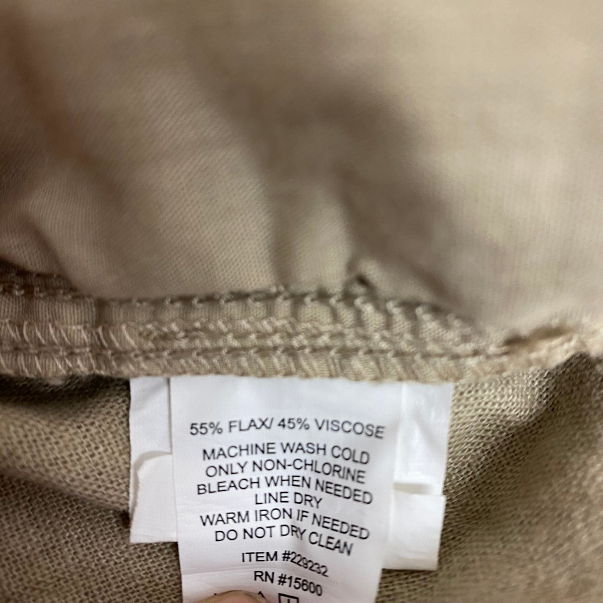 Briggs Women's Relaxed Linen Shorts SIZE - Extra Large