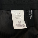 Haggar Men's Straight Fit Dress Pant SIZE - 34