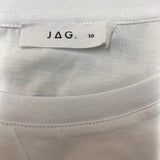 JAG Women's Graphic Short Sleeve T-shirt SIZE - 10 Medium