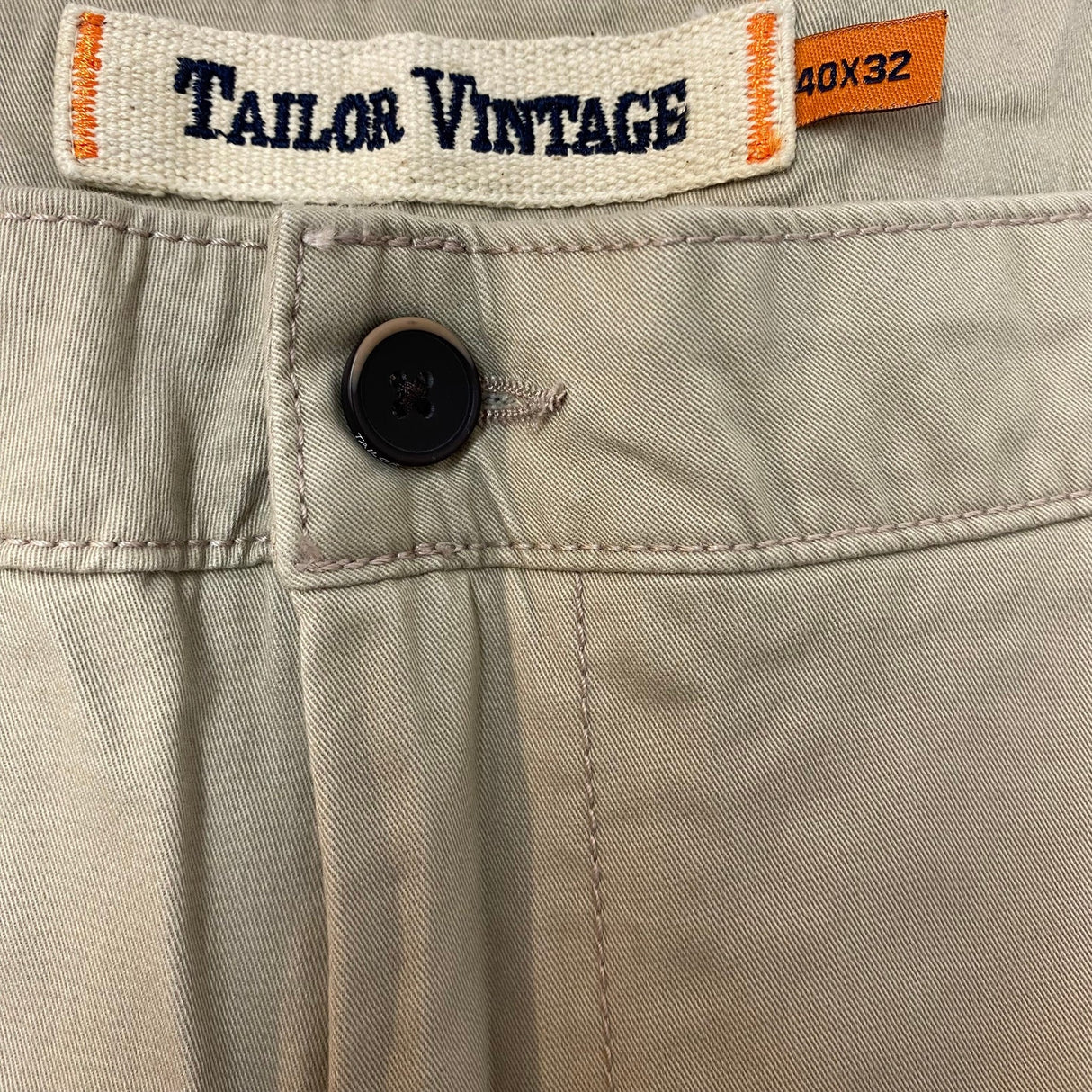 Tailor Vintage Men's Stretch Twill Chino Pant SIZE - 40