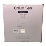 Calvin Klein 3x Men's Tank Tops - White SIZE - Medium