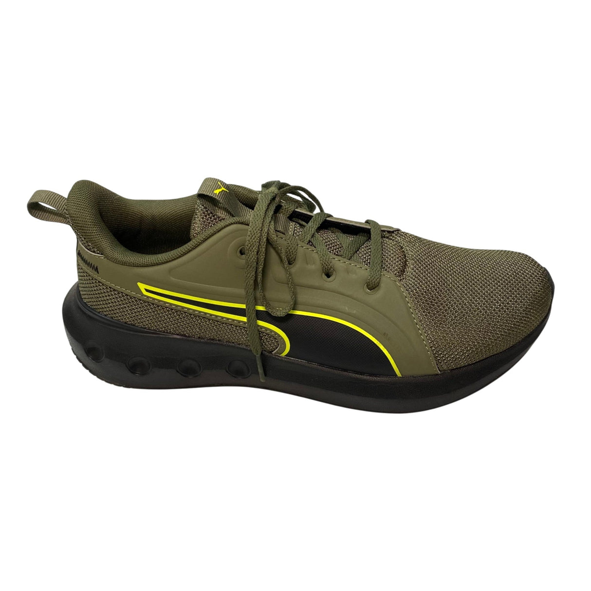 Puma Men's Carson Softride Sneakers Black/Green SIZE - 42.5