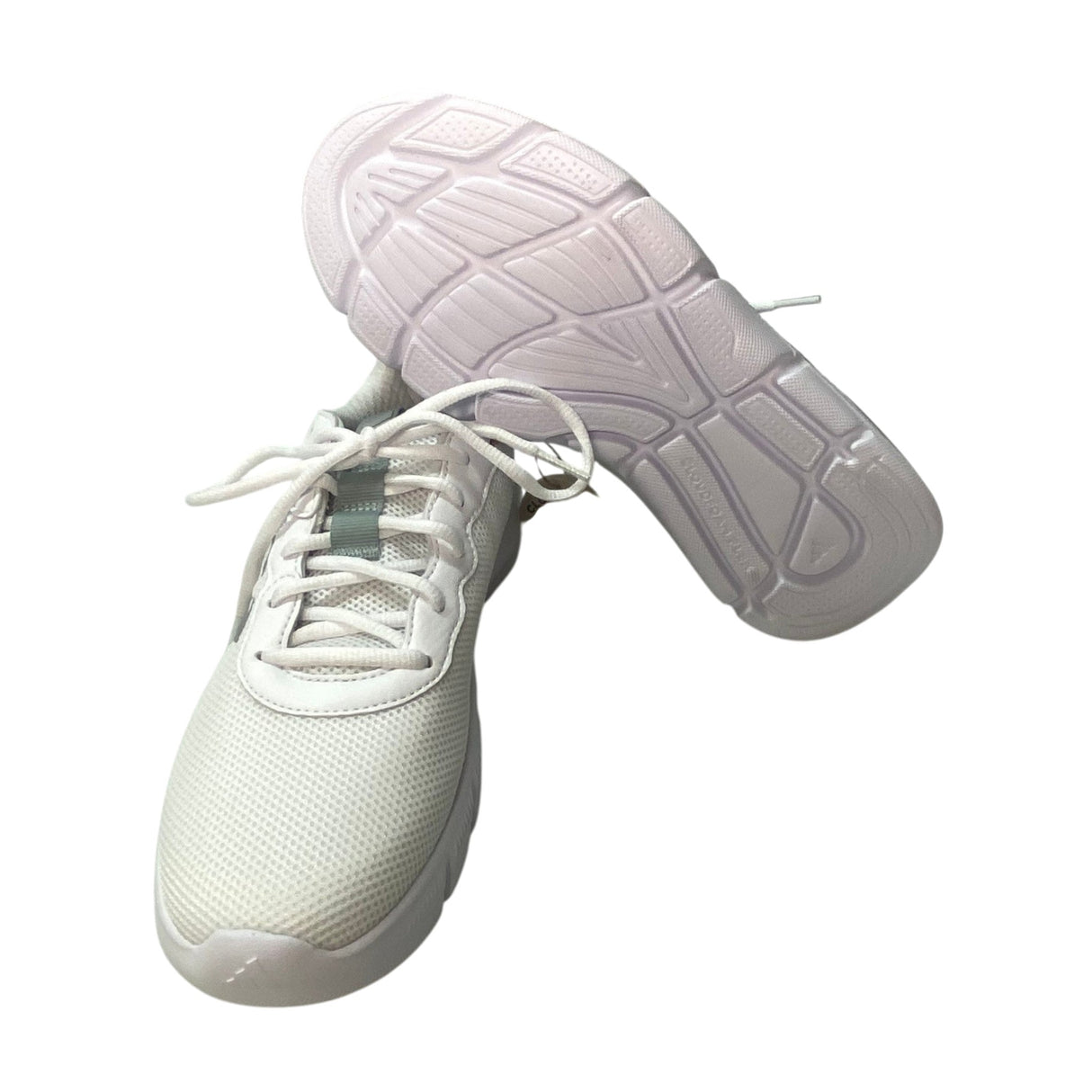 Adidas Women's Cloudfoam Sneakers - White/Silver SIZE - 7