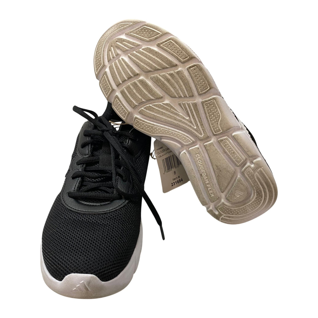 Adidas Women's Cloudfoam Sneakers - Black/White SIZE - 8