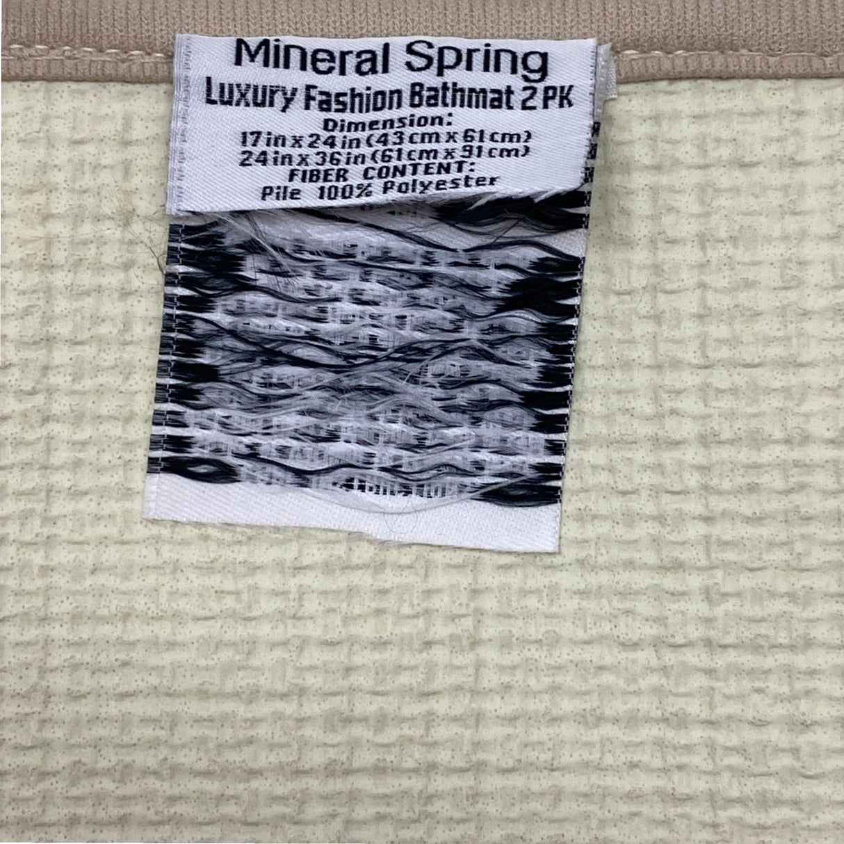 Mineral Spring Luxury Fashion Bathmat 43cm x 61cm