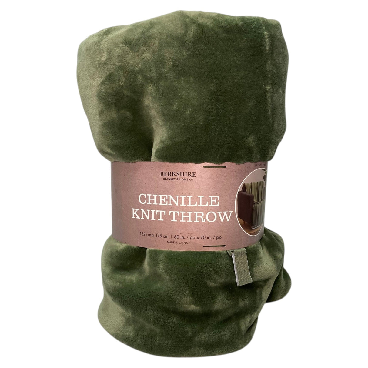 Berkshire Reversible Chenille Knit Throw 152cm x 178cm