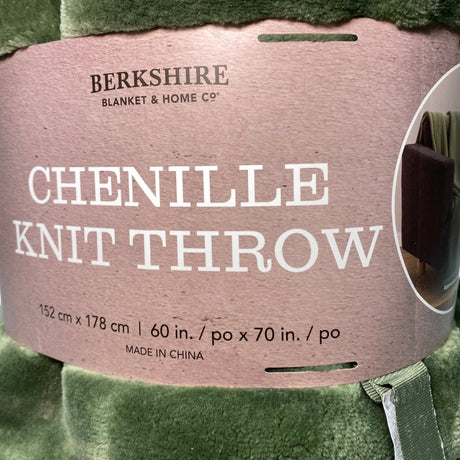 Berkshire Reversible Chenille Knit Throw 152cm x 178cm