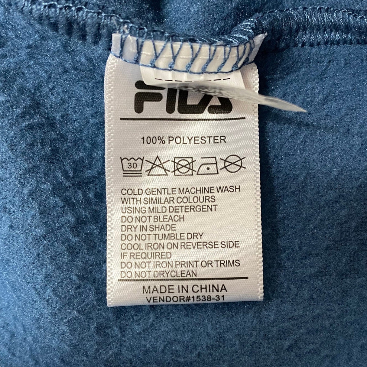 Fila Women's Fleece Carlo Hoodie - Coronet Blue SIZE - XXL