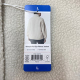 Mondetta Women's Sherpa Full Zip Fleece Jacket - Pelican SIZE - Large