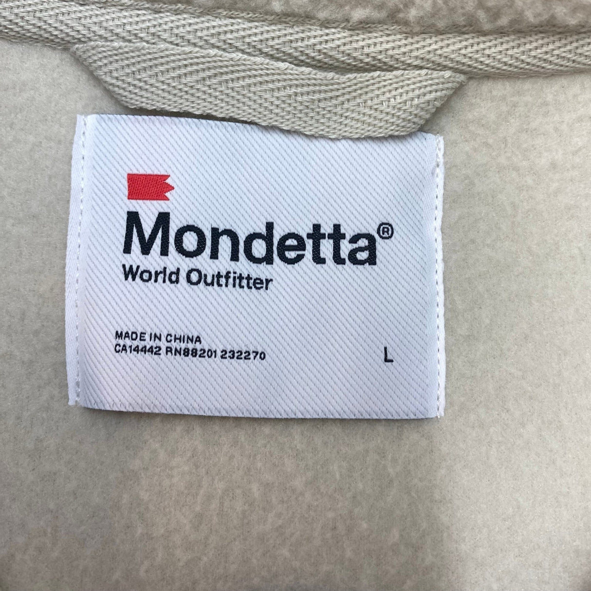 Mondetta Women's Sherpa Full Zip Fleece Jacket - Pelican SIZE - Large