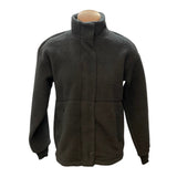 Mondetta Women's Sherpa Full Zip Fleece Jacket - Oyster Black SIZE - Small