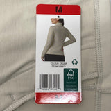 32Degrees Women's Active Full Zip Fleece Jacket - Cream SIZE - Medium