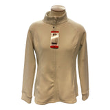32Degrees Women's Active Full Zip Fleece Jacket - Cream SIZE - Medium
