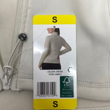 32Degrees Women's Active Full Zip Fleece Jacket - Cream SIZE - Small