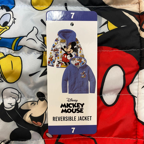 Disney Kid's Mickey Mouse Reversible Jacket - 7 Years SIZE - 7