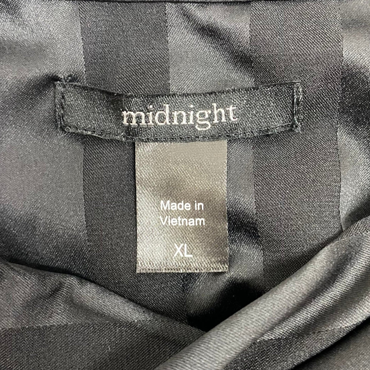 Carole Hochman Women's 2 Piece Satin Summer Pyjamas - Black SIZE - Extra Large