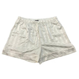 Carole Hochman Women's 2 Piece Satin Summer Pyjamas - White SIZE - Small