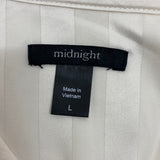 Carole Hochman Women's 2 Piece Satin Summer Pyjamas - White SIZE - Large