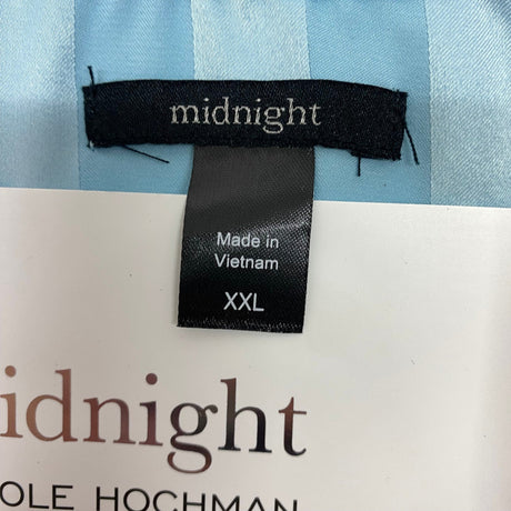 Carole Hochman Women's 2 Piece Satin Summer Pyjamas - Blue SIZE - XXL